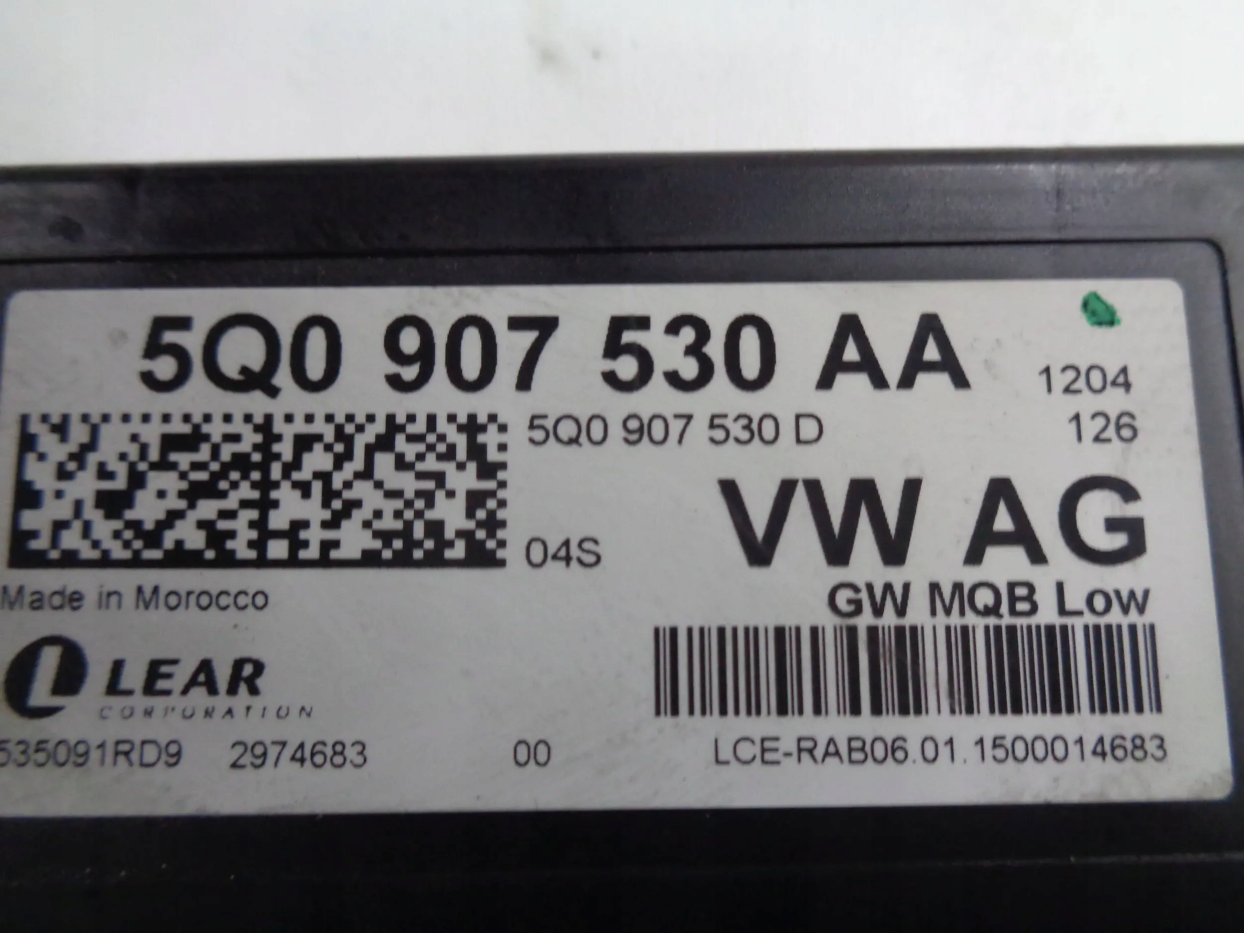 OCTAVIA III LEON III GOLF VII AUDI A38V MODULE GATEWAY 12R