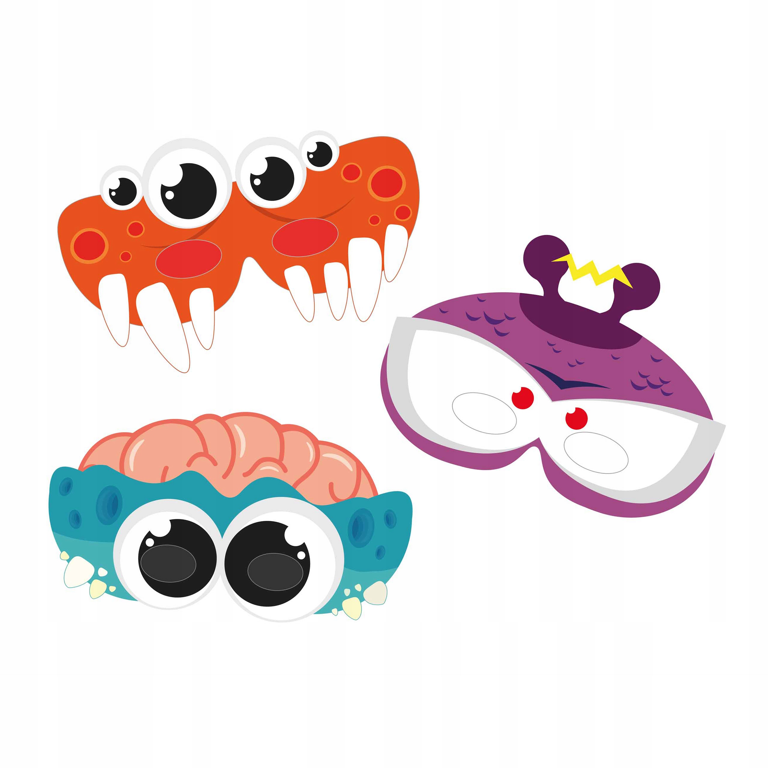 

Maski Wesołe Potworki Monsters Pilow 3 szt