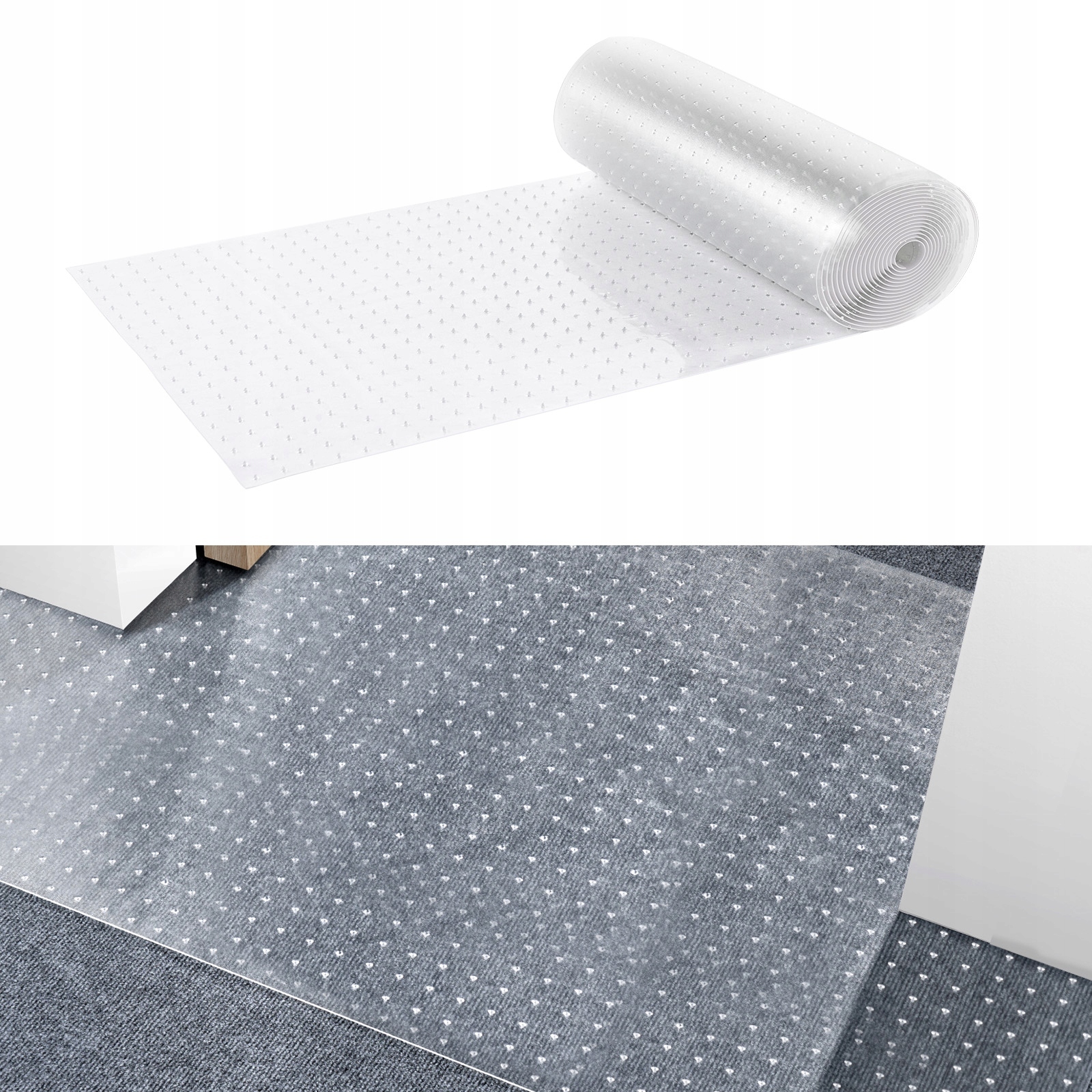 Ochranná Podložka Na Koberec Pre Zvieratá Vevor 61X7 6 M Pvc Priehľadná, Silná
