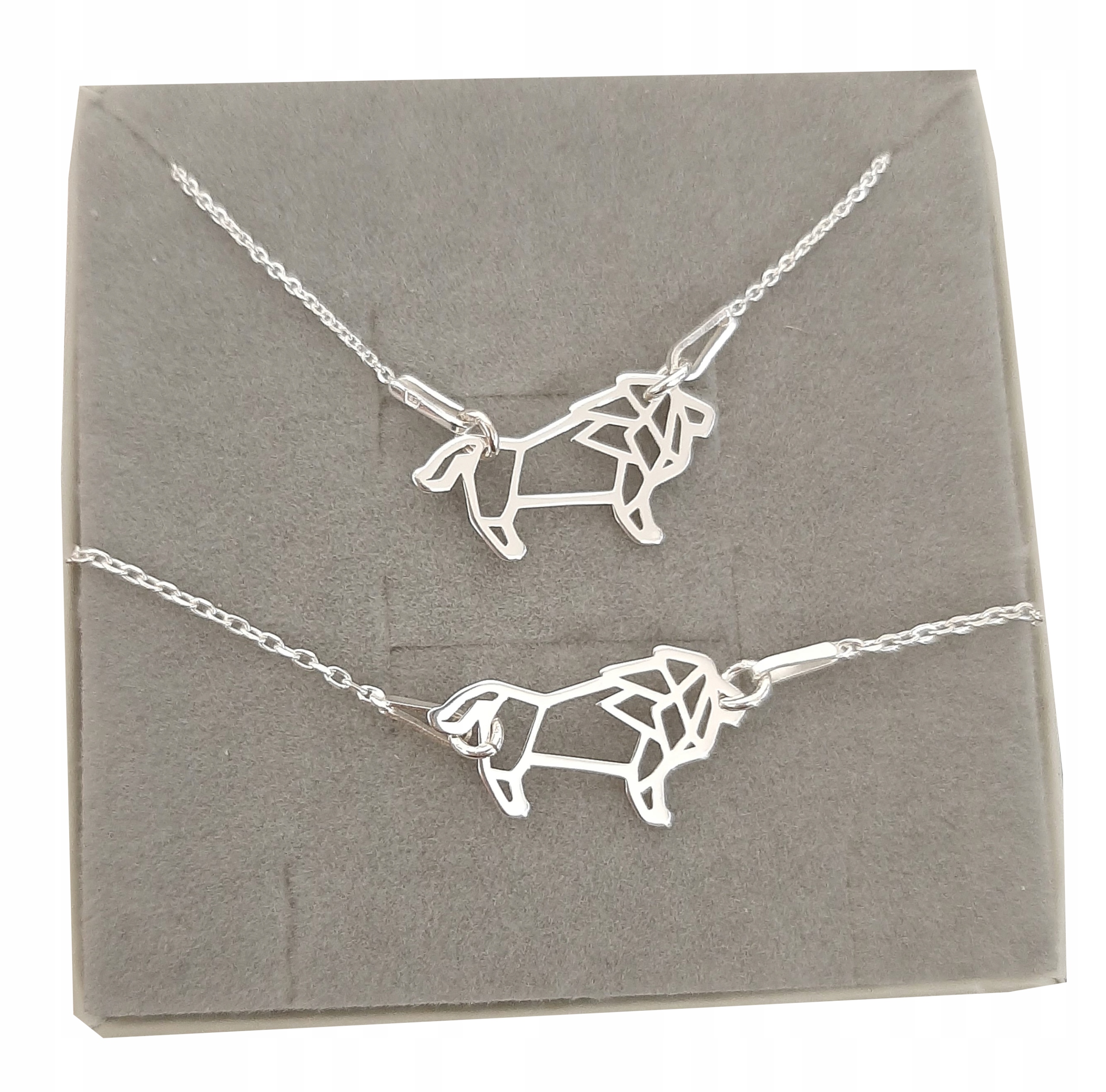 Stříbrný komplet lev Origami Celebrita stříbro 925