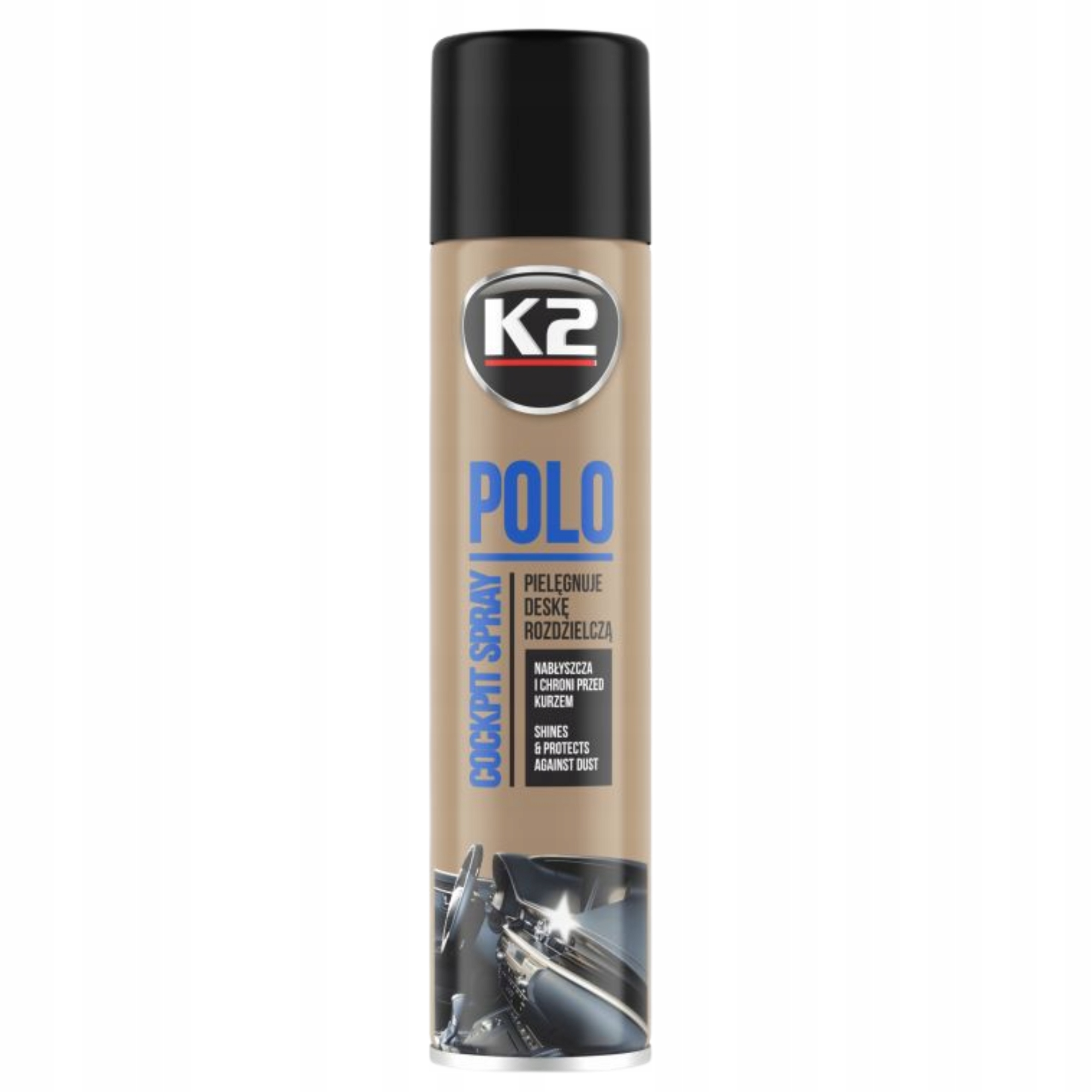 Spray kokpitu deski rozdzielczej samochodu K2 Polo Cockpit Fahren 300ml