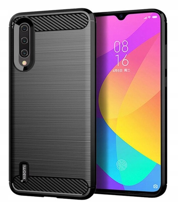 

Etui Karbon Pancerna Obudowa Guma do Xiaomi Mi A3