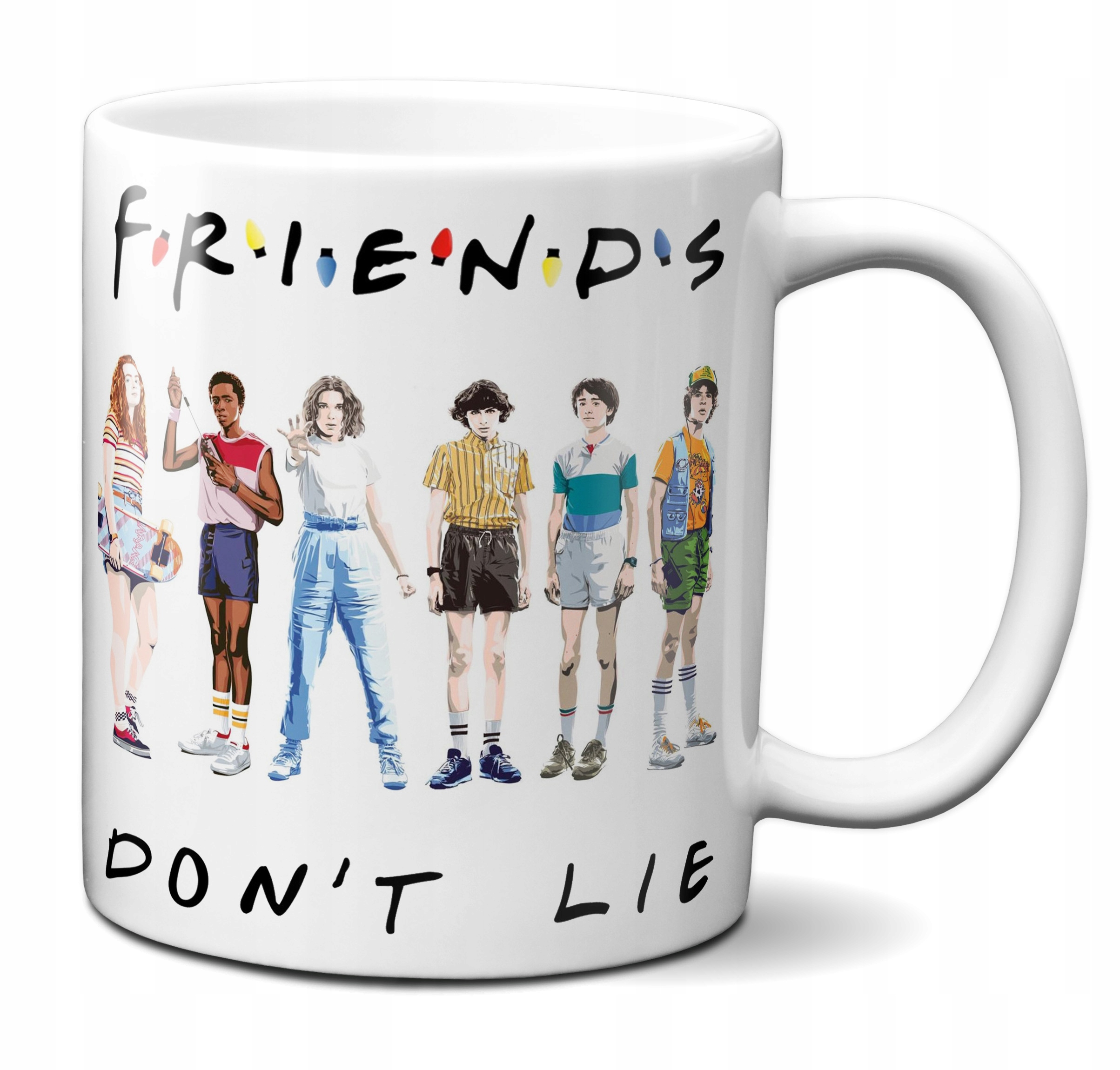 

Kubek Friends dont lie Stranger Things Przyjaciel