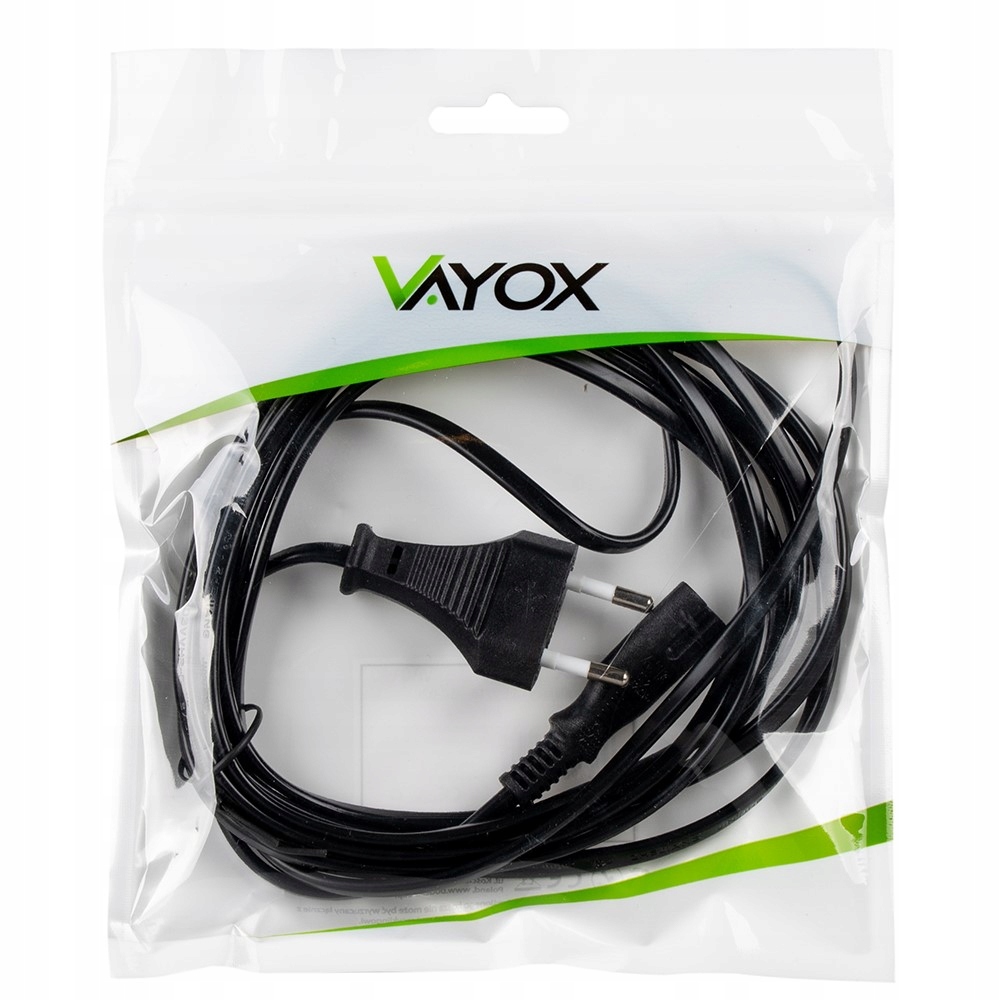 KABEL ZASILAJĄCY DO TELEWIZORA DRUKARKI RADIA MAGNETOFONU ÓSEMKA 2 PIN 3M Kod producenta 5008