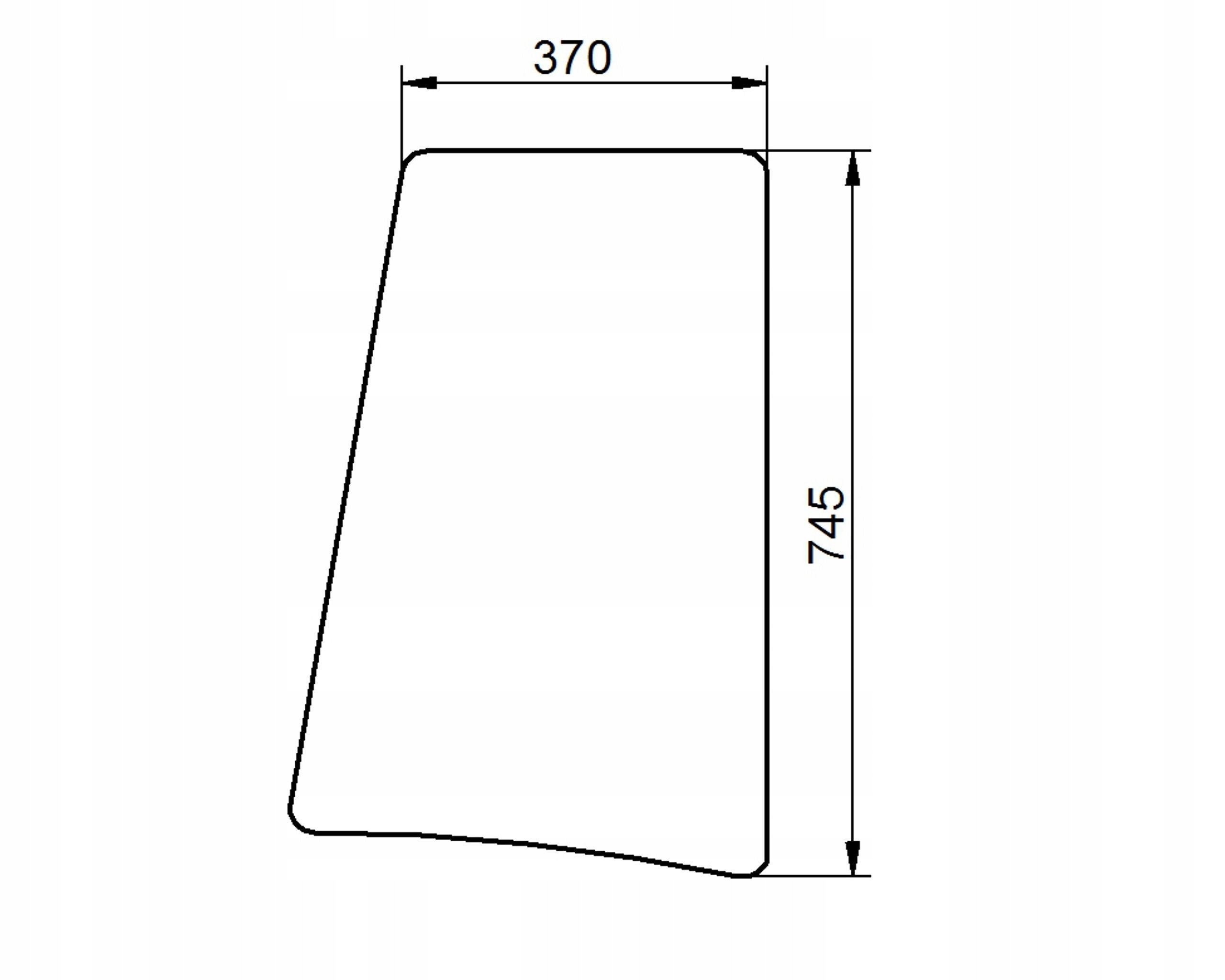 sklo Deutz Lamborghini Same boční 0.009.7703.020