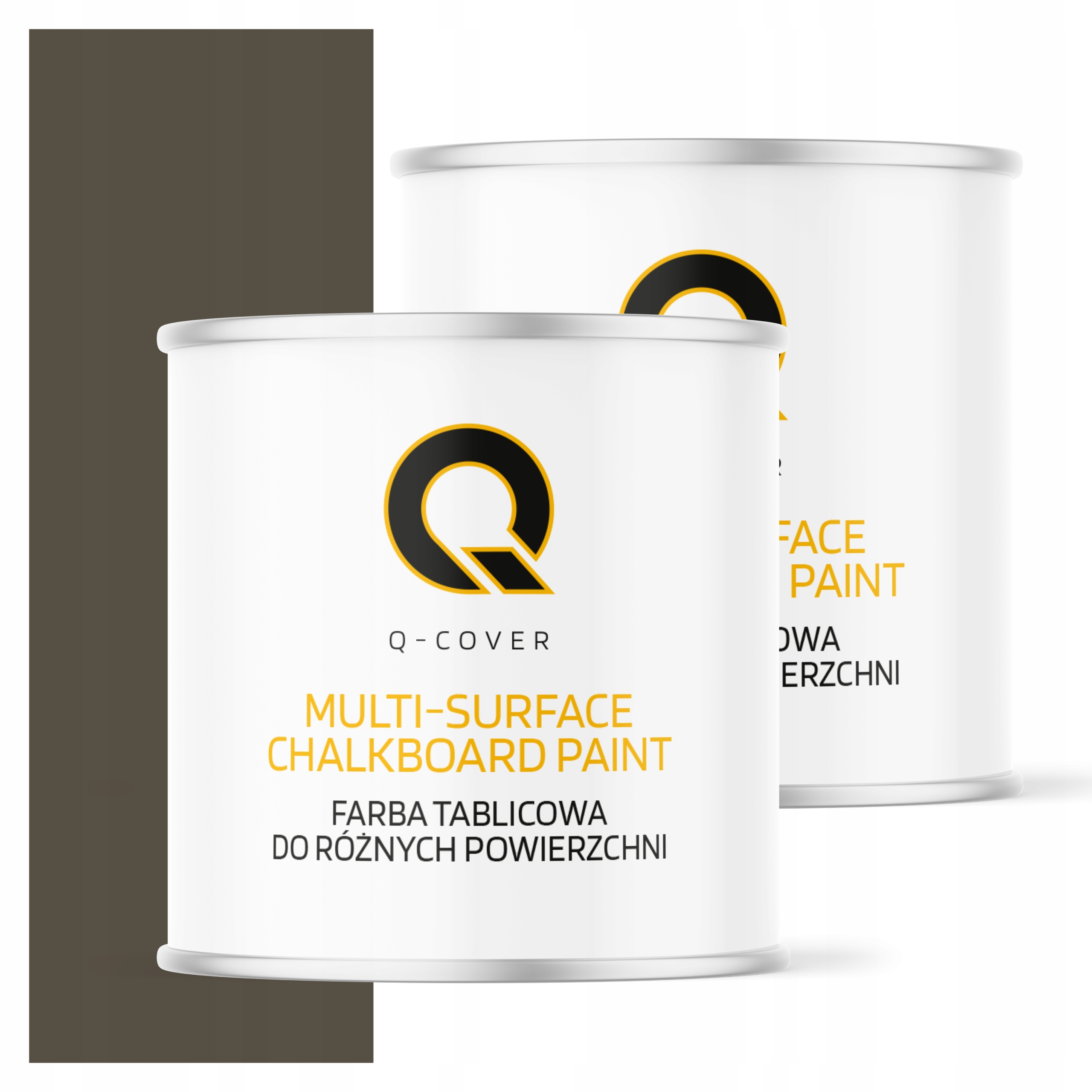 Dekoratívna tabuľová farba Dobre kryjúca 2,5L Šedohnedá RAL7013 Matná