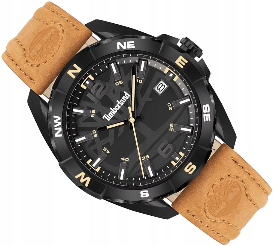 Módní Hodinky Timberland Milinocket Mládežnický Styl Data Na Řemínku Box 44 mm