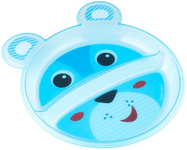 CANPOL TALERZ Z PODZIAŁKĄ ZWIERZĄTKA DLA DZIECKA