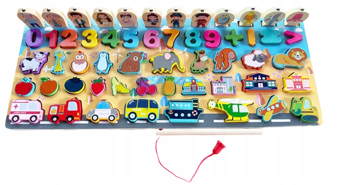 DREWNIANE LICZYDŁA RYBKI ZAWODY NAUKA MONETSSORI Płeć chłopcy