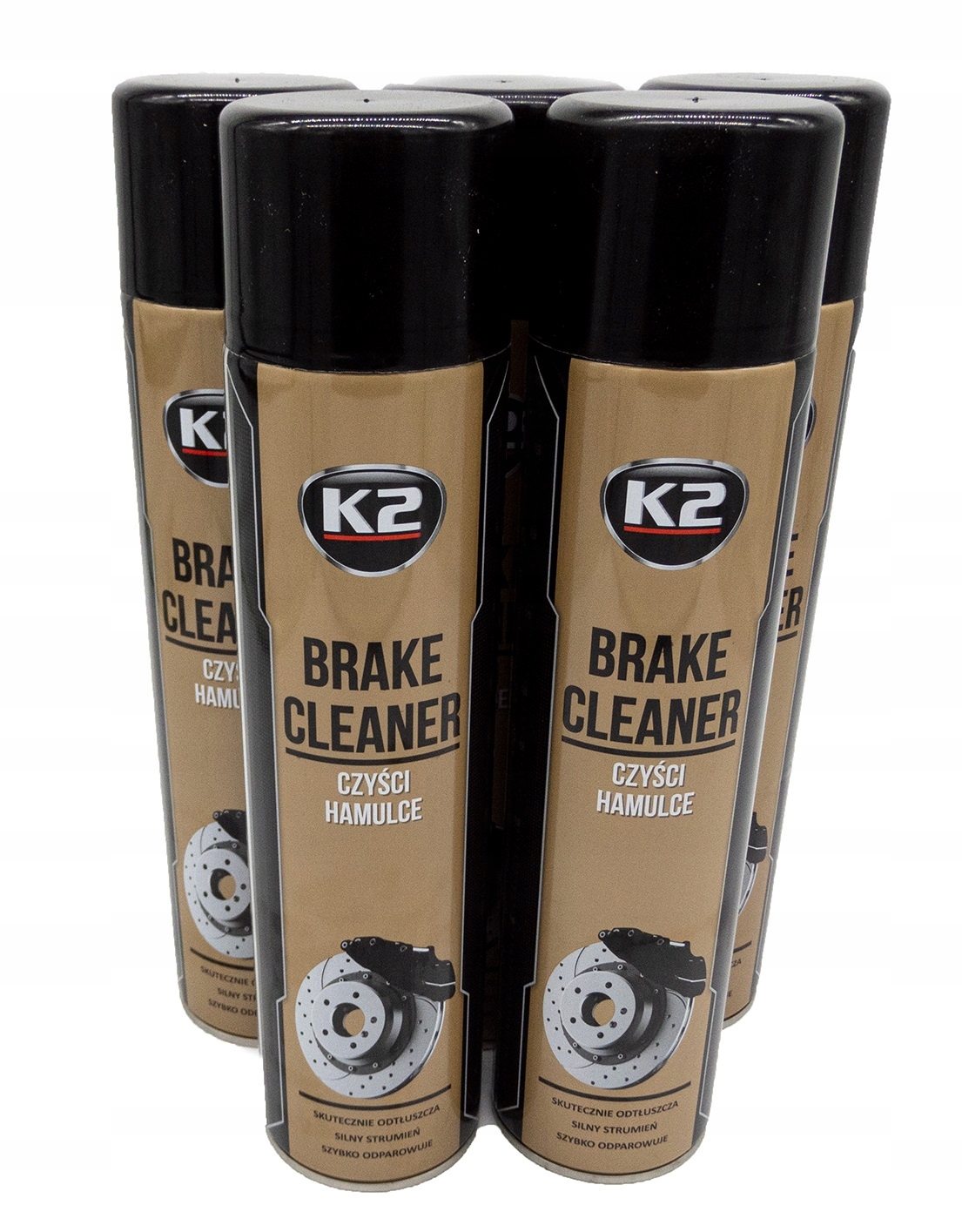 Zmywacz Odtłuszczacz Do Tarcz Hamulcowych Hamulców K2 Brake Cleaner 600ML