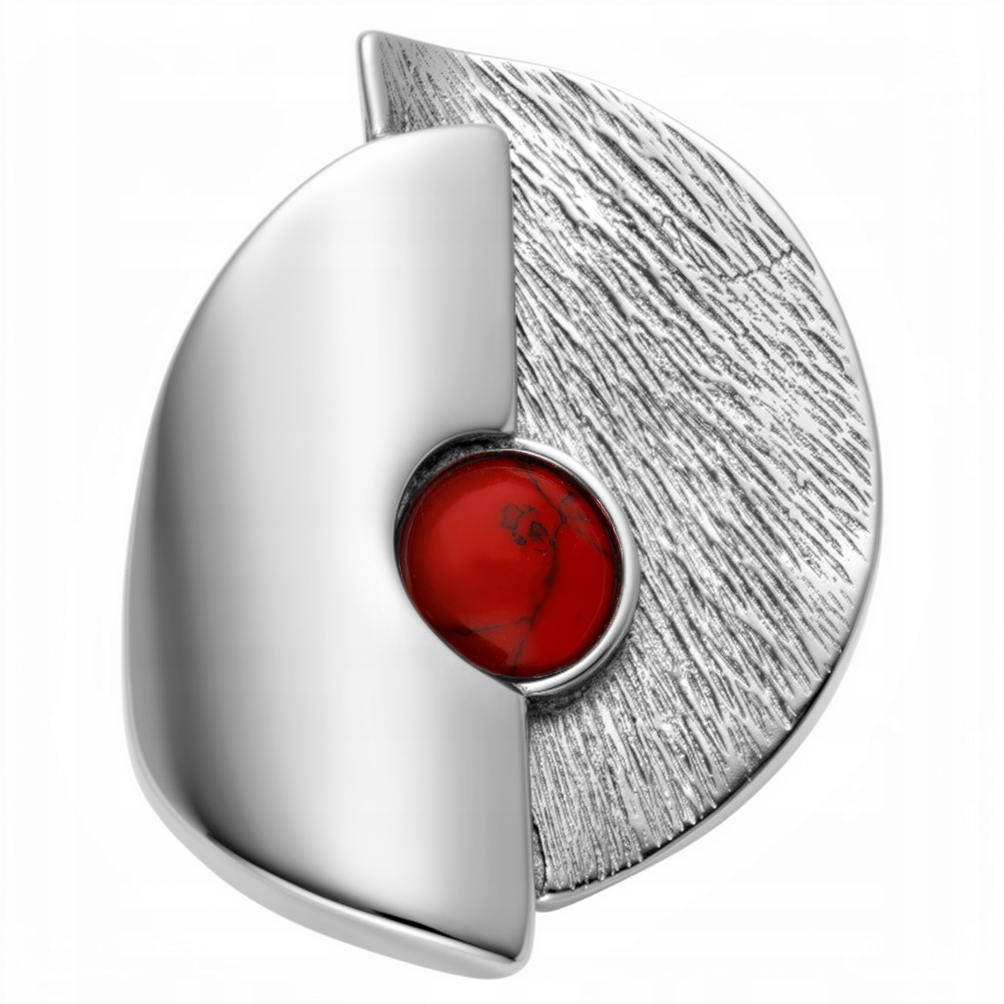 Stříbrný Oxidovaný Přívěsek S Korálem, Dámský Přívěsek