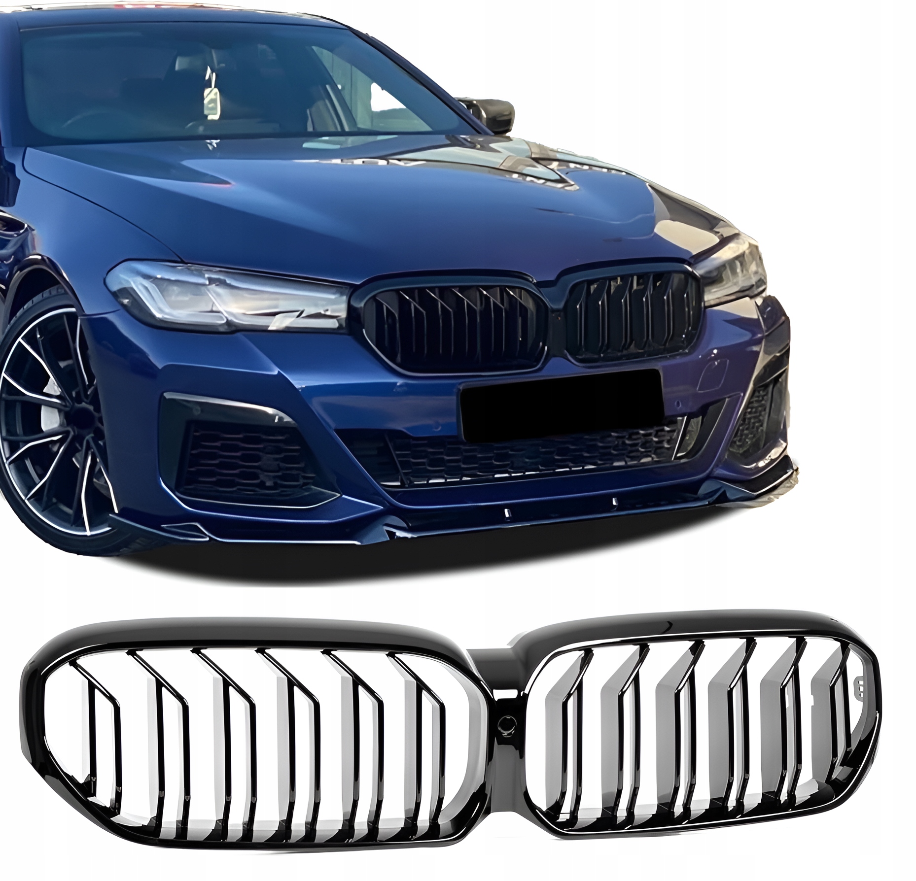 Bmw G30 G31 2020-2025+ Lift LCI Grill Predná Mriežka Nárazníka Atrapa Chladiča M Performance