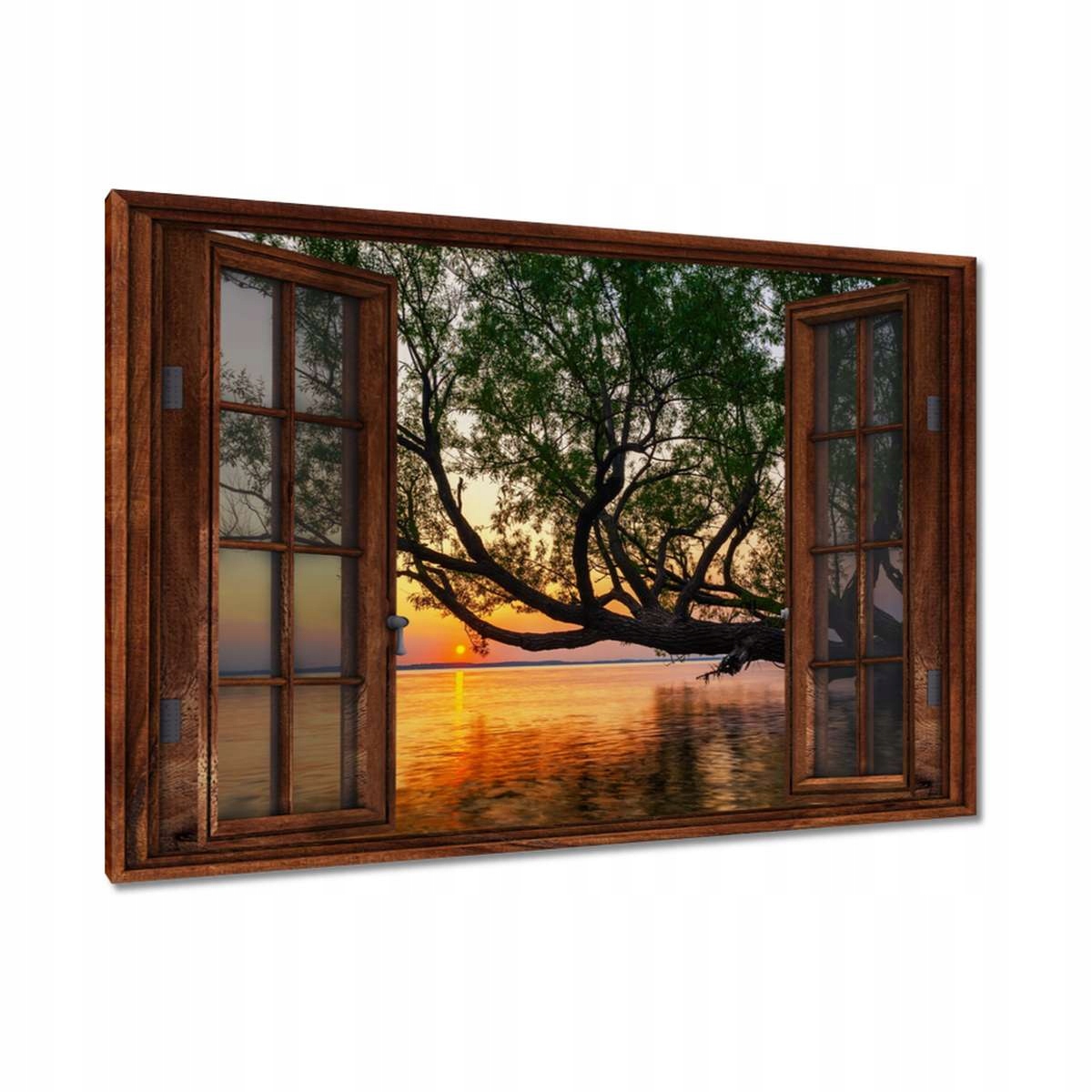Obrazy 120x80 Stromy Listy Jezero