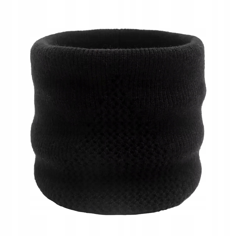 

Komin na szyję czarny miękki Szalik Chusta Szal