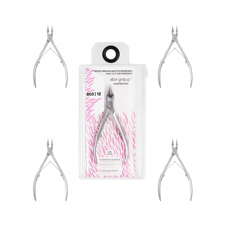 Kleštičky na zarostlé nehty 12 mm Aba Group Master Pro 803/12 Sada 5 ks