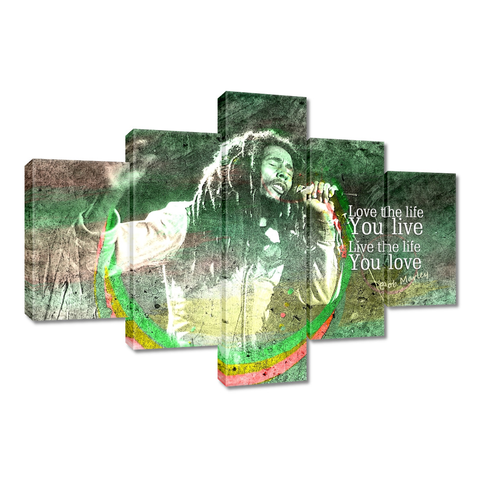 

Obrazy 100x70 Bob Marley na koncercie