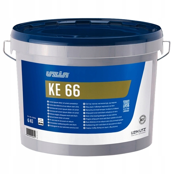 Uzin Ke 66 6KG klej do Lvt i paneli winylowych