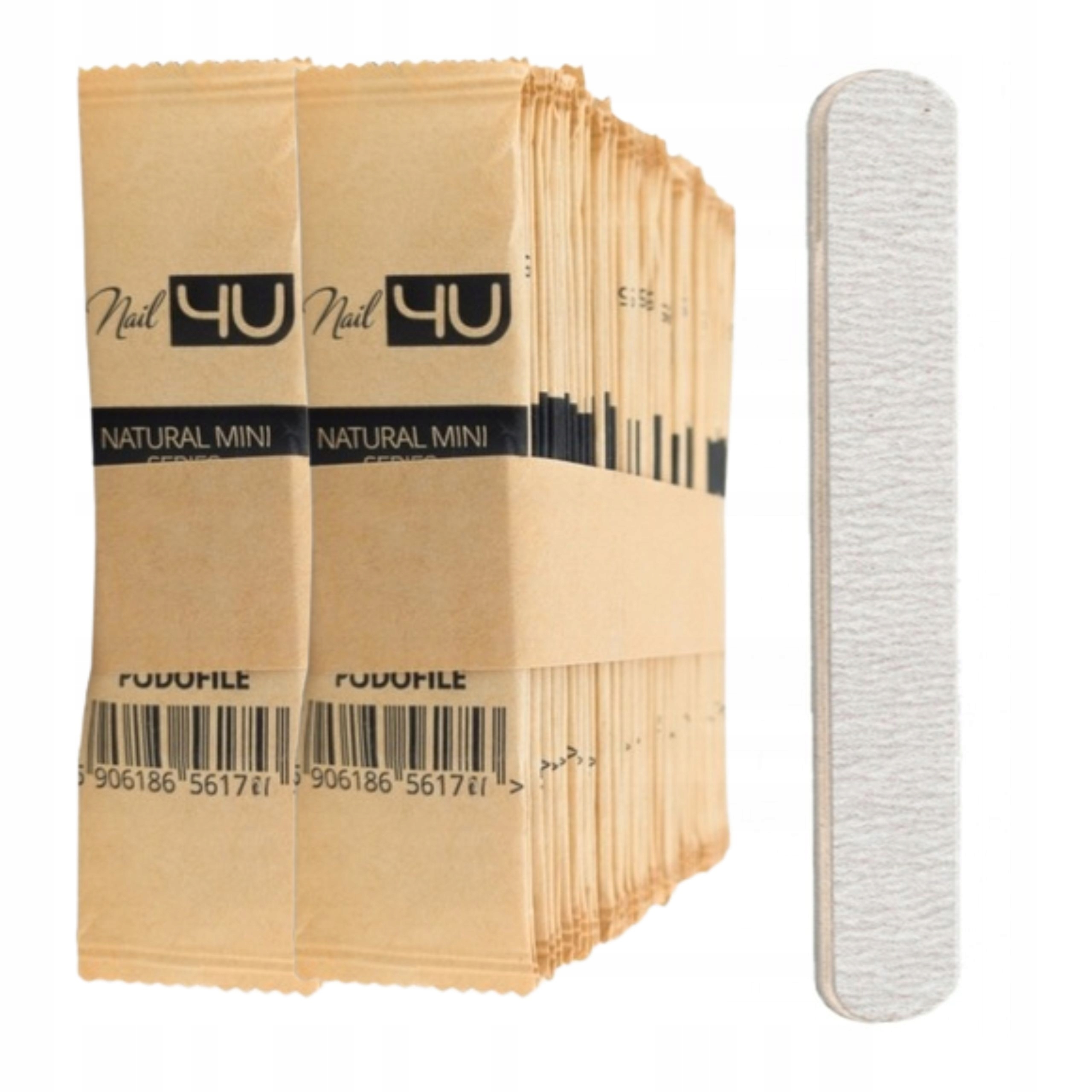 Na Jedno Použití Pilníky na nehty na nohou Slim Mini rovné 100 ks 180/240