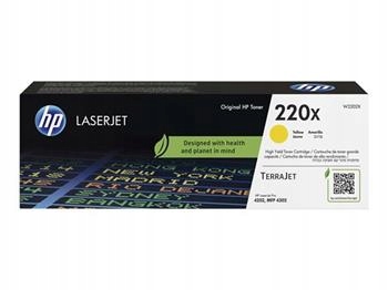 Hp 220X Yellow Original LaserJet Toner Cartridge (5,500 pages)
