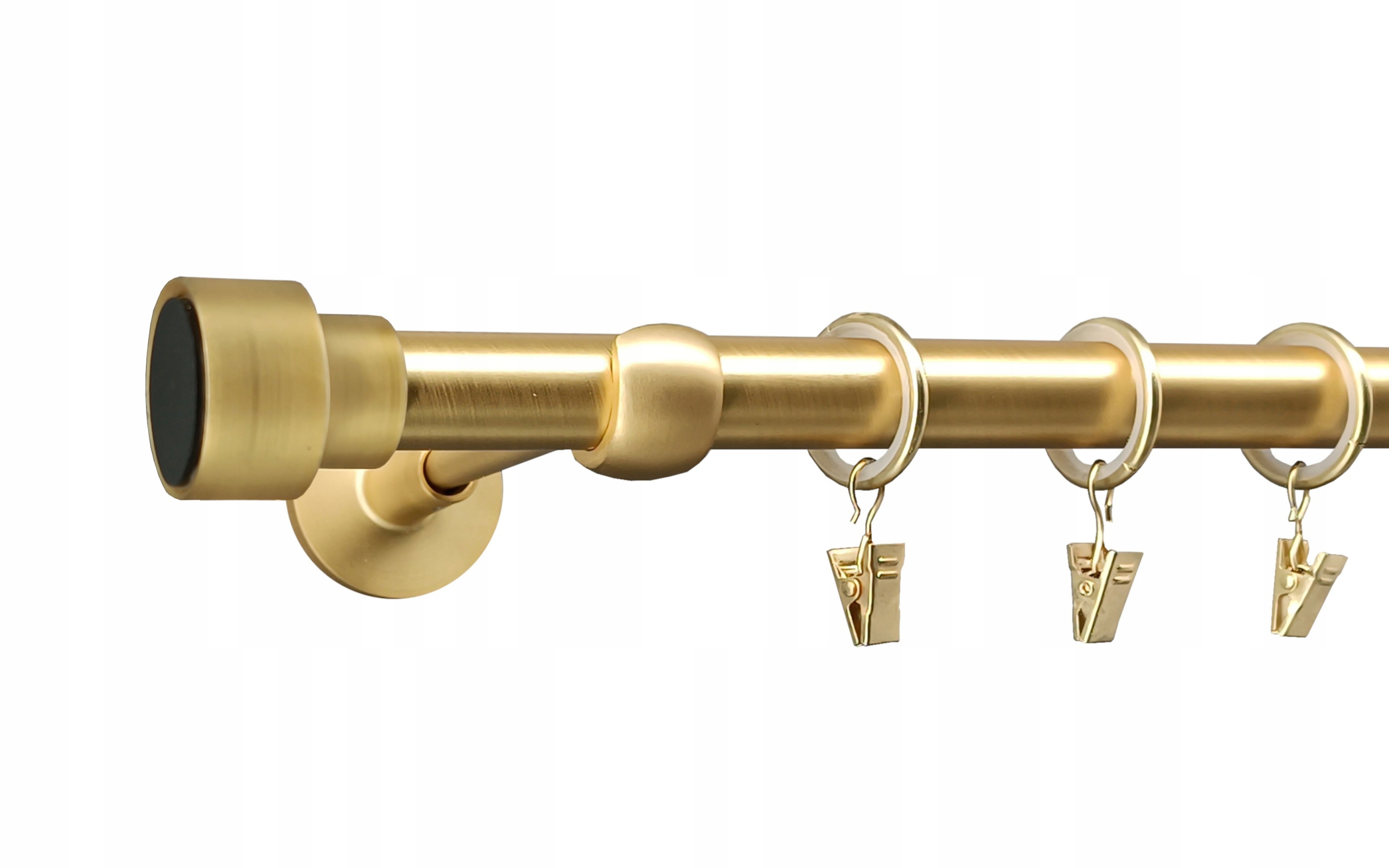 Garnýž 19 mm Moderní Zlato Mat 160 cm Razítko