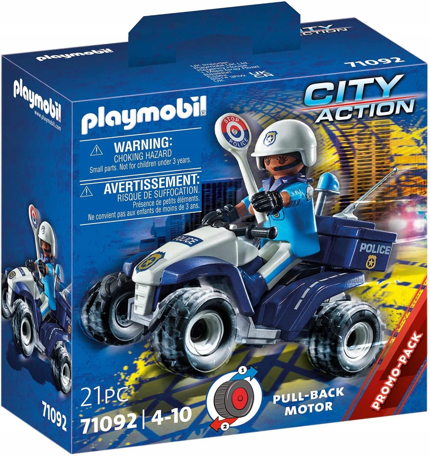 

Playmobil 71092 Policyjny Speed Quad