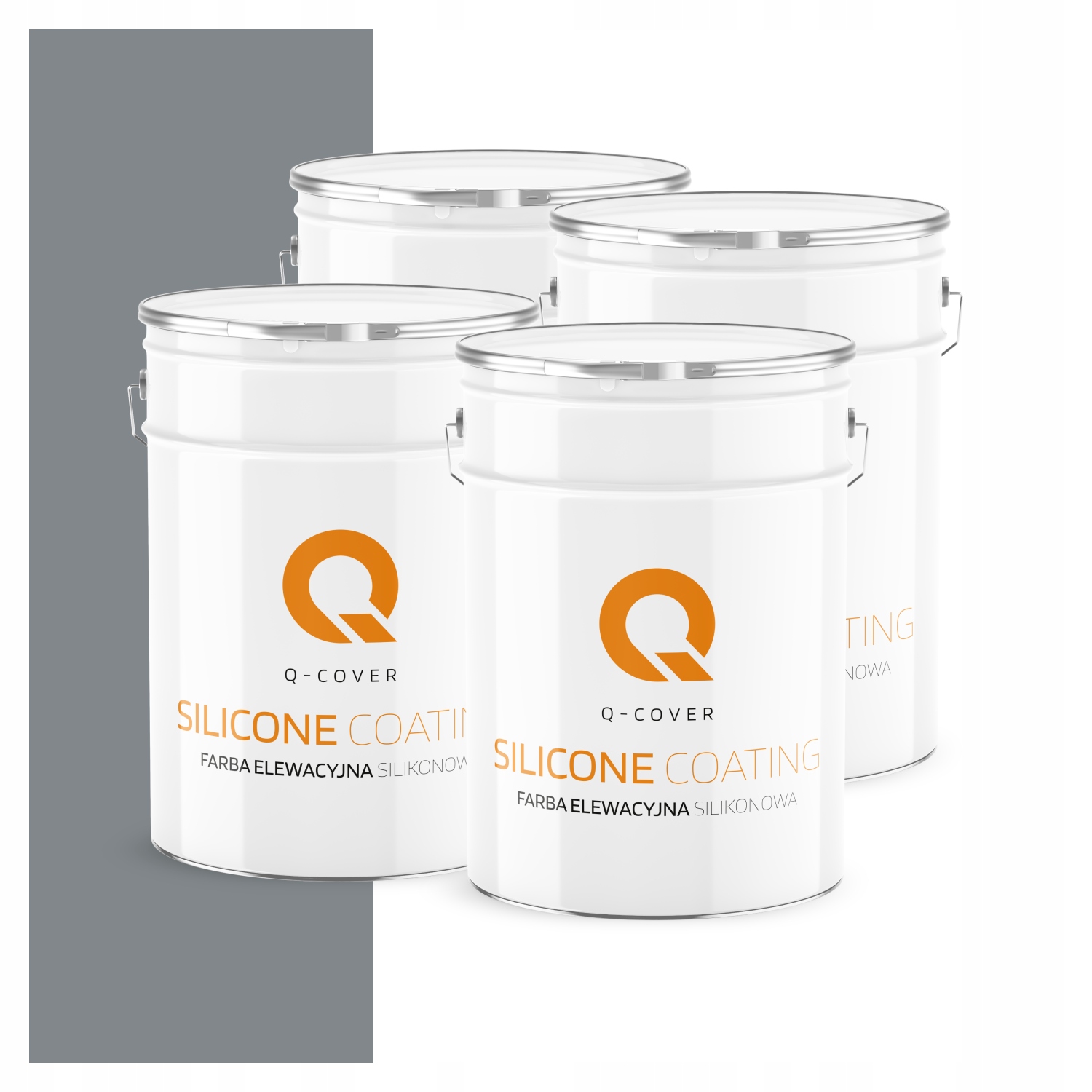 Fasádna farba Fasádová 10L Silikónová Uv Farba Šedá Tmavomodrá