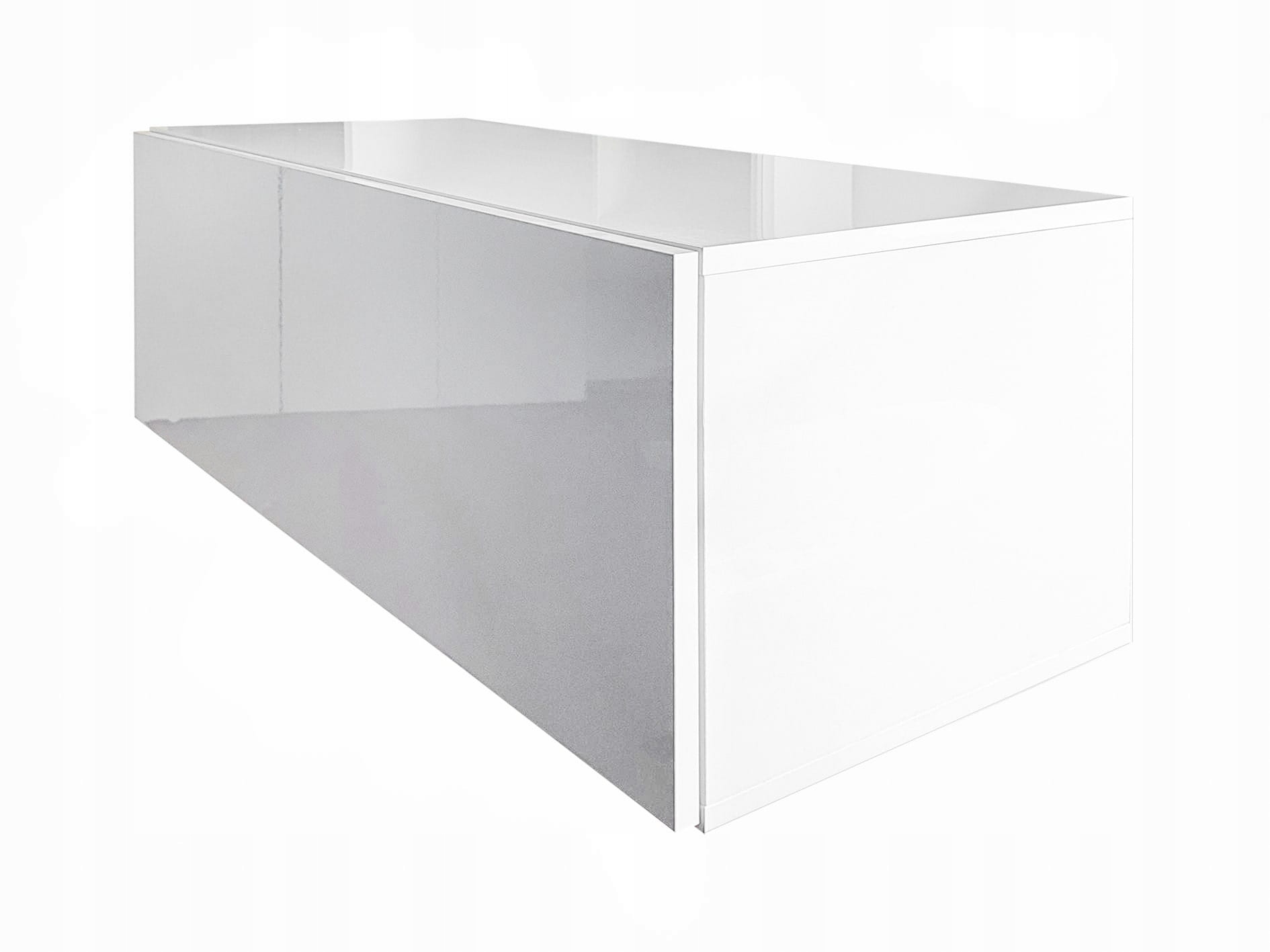 Nowoczesna szafka RTV wysoki połysk 270cm Kolor frontów biały