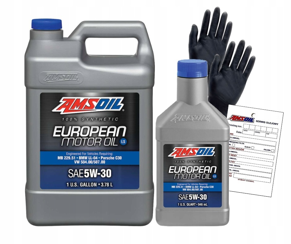Európsky motorový olej 5W30 4,73 l, sada