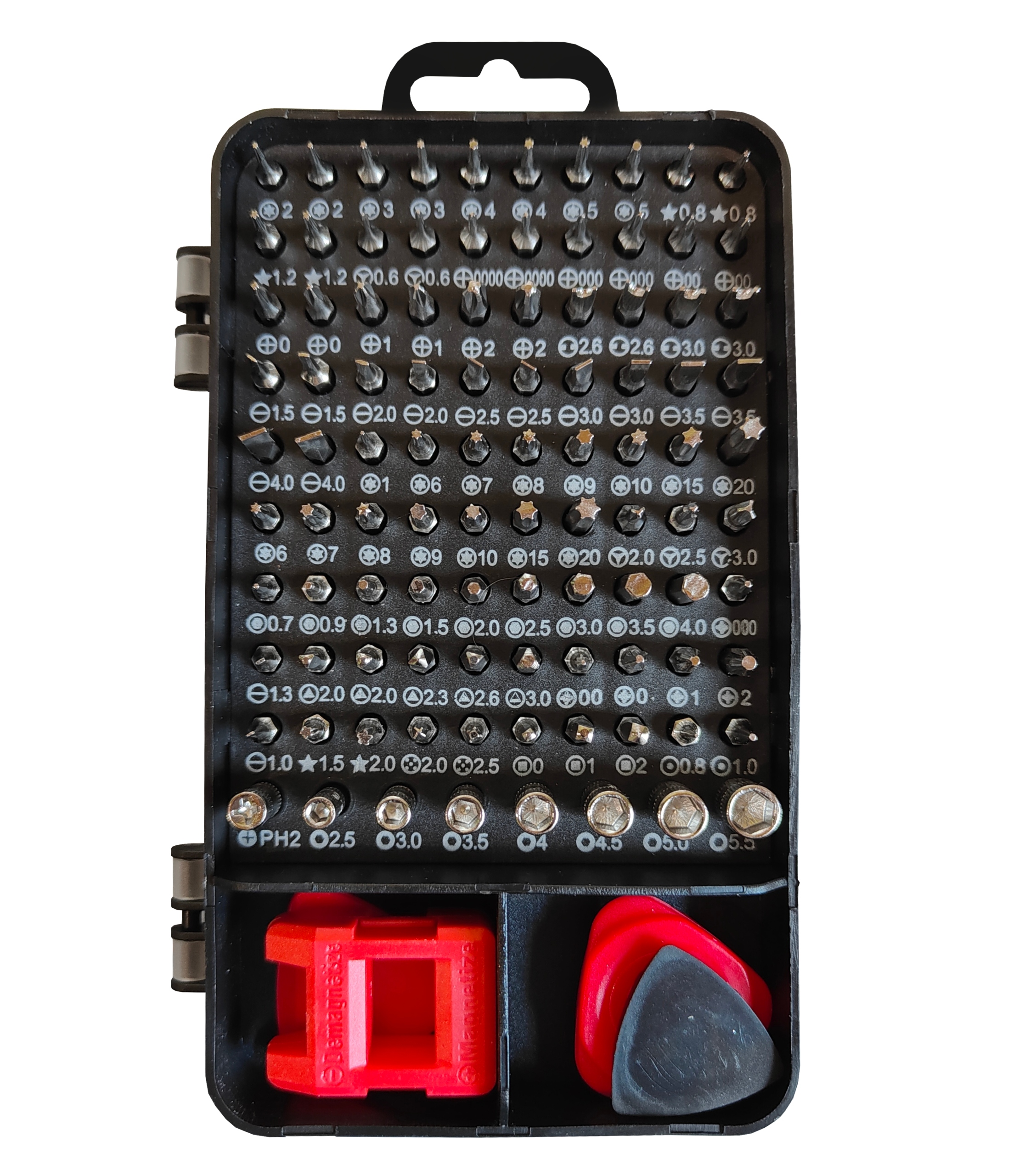 Uniwersalny zestaw precyzyjnych śrubokrętów wkrętaki 115w1 TORX BITY ETUI Kod producenta 870662