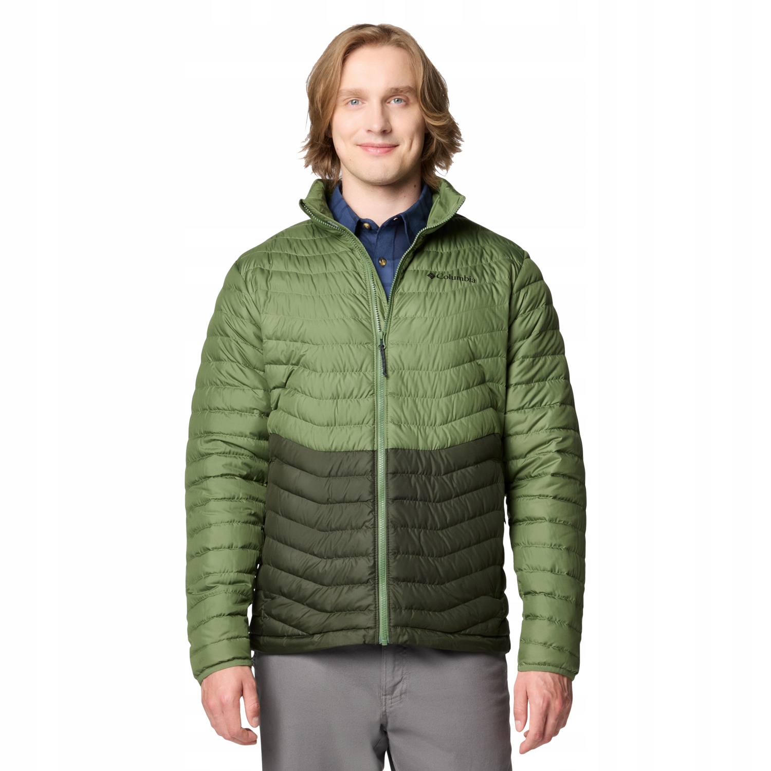 Columbia Westridge Down Jacket [M] Pánská bunda Polyester Zelená