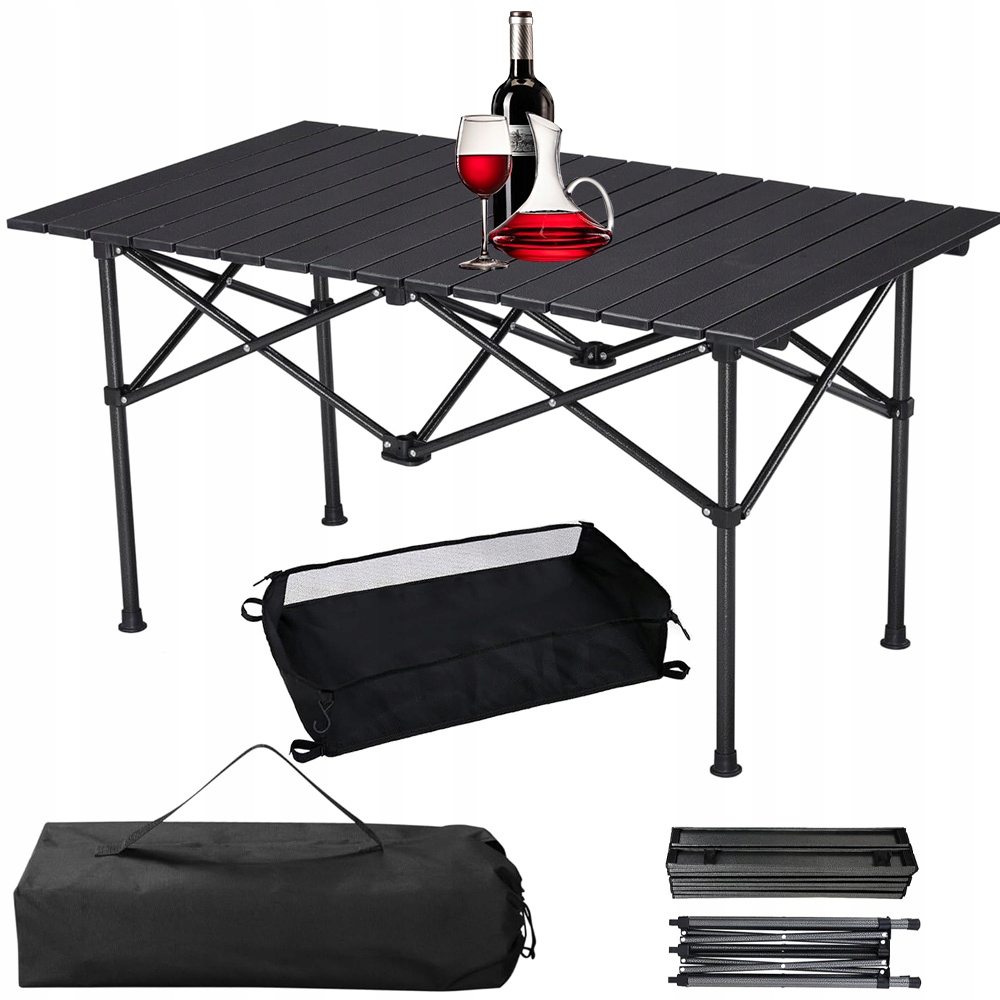 Stół Stolik Turystyczny Składany Camping Kempingowy Stop Aluminium 96X55CM