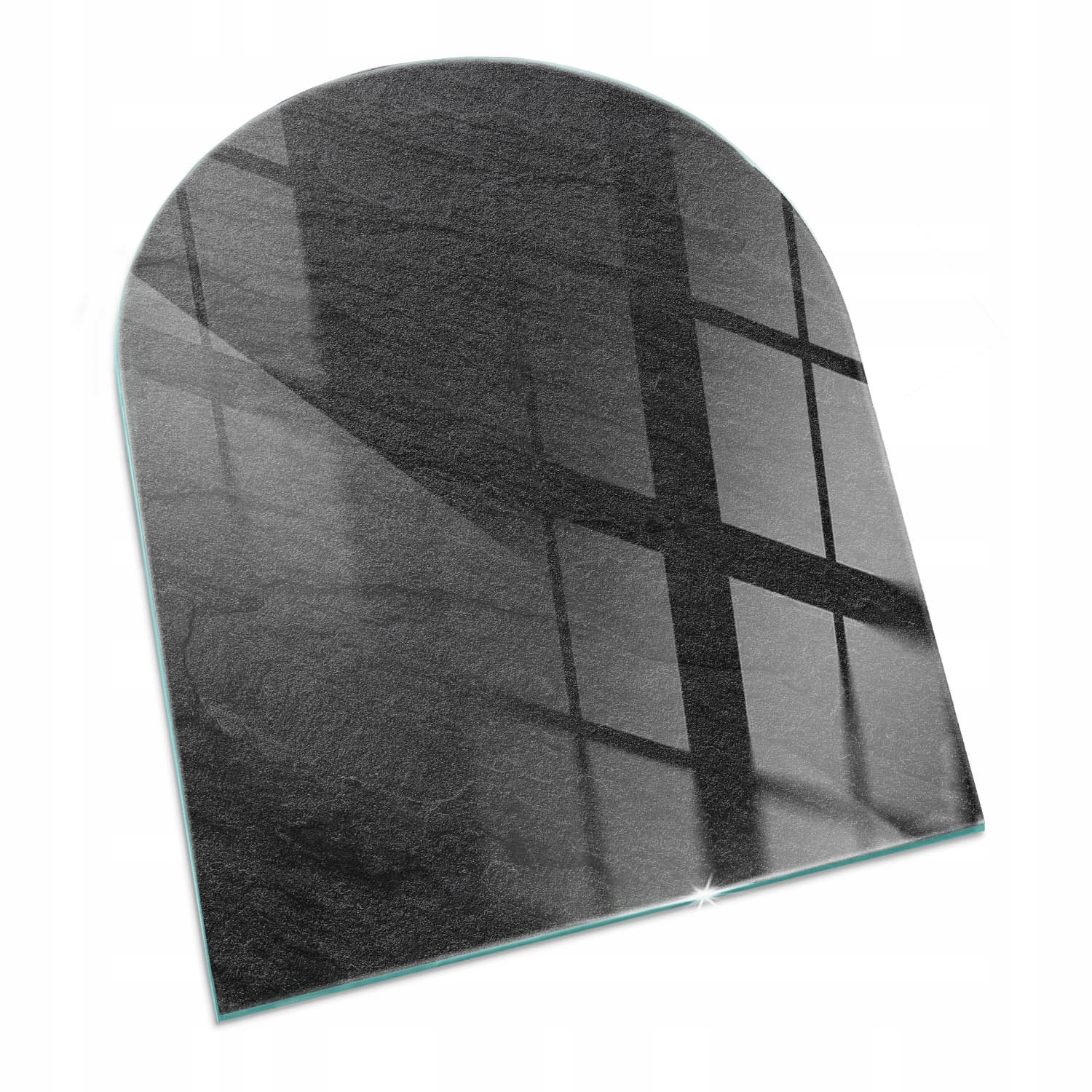 Sklenená ochranná podložka pod pec 80x70 cm Textúra kamenného povrchu