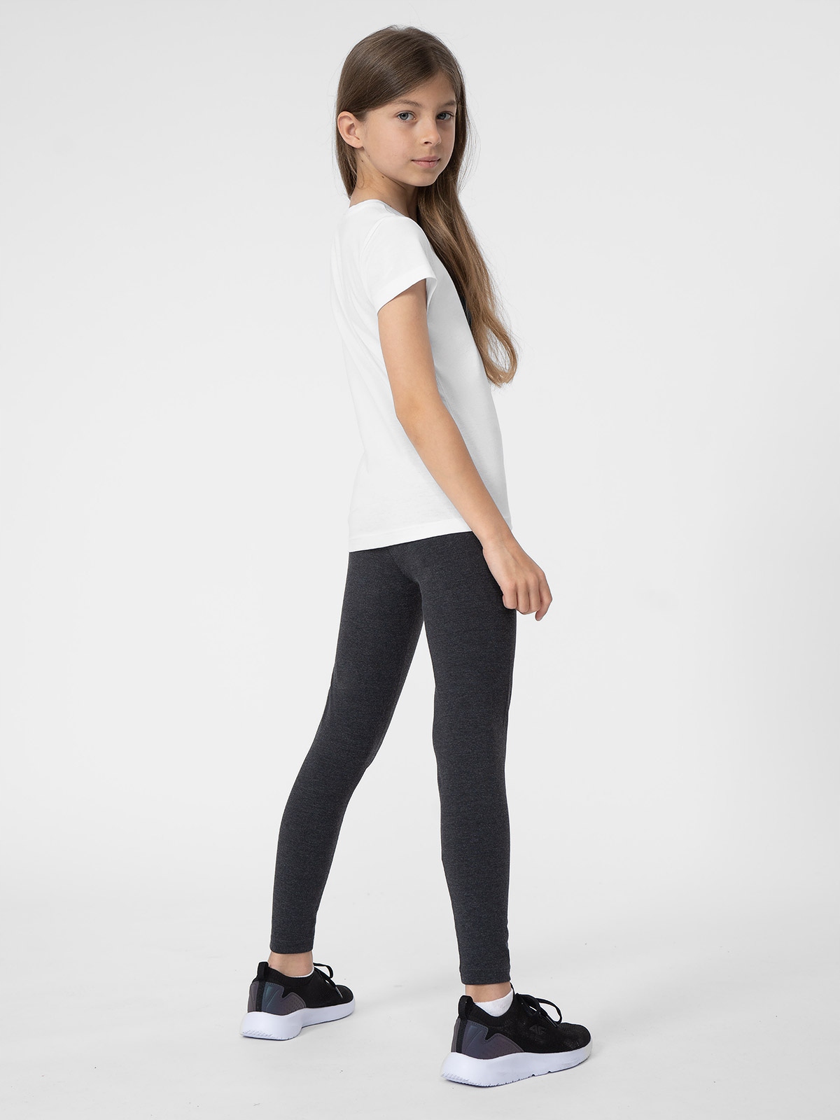 DZIEWCZĘCE LEGGINSY DZIANINOWE 4F GETRY TTIGF038 164 Marka 4F