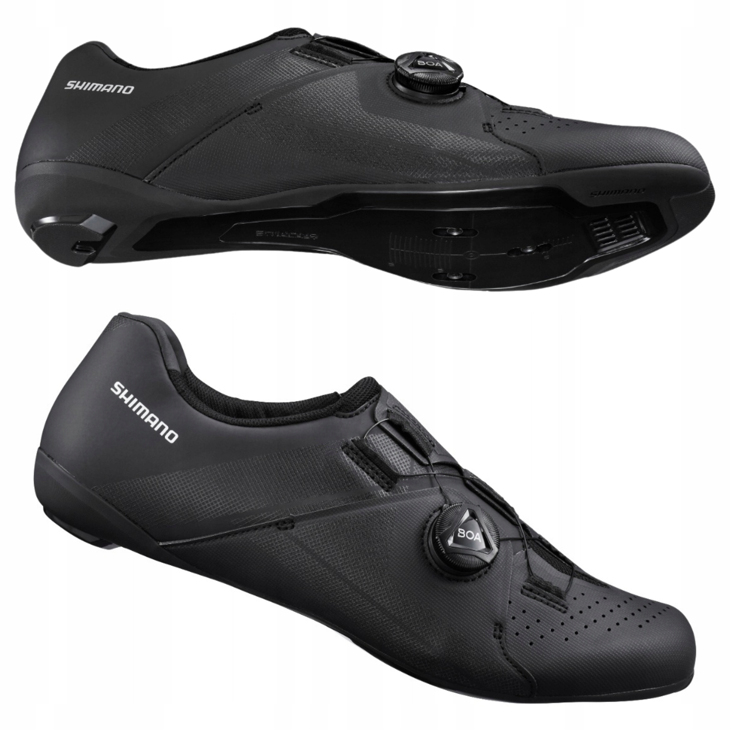 Buty Rowerowe Szosowe Shimano RC3 SH-RC300 czarne r. 36 22,5 cm Boa Sztywne