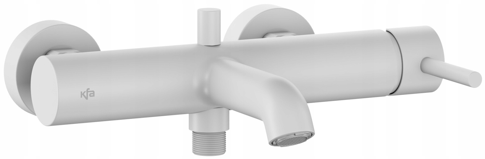 Kfa Horizontálna Vaňová Batéria, Nástenná, Matná Biela