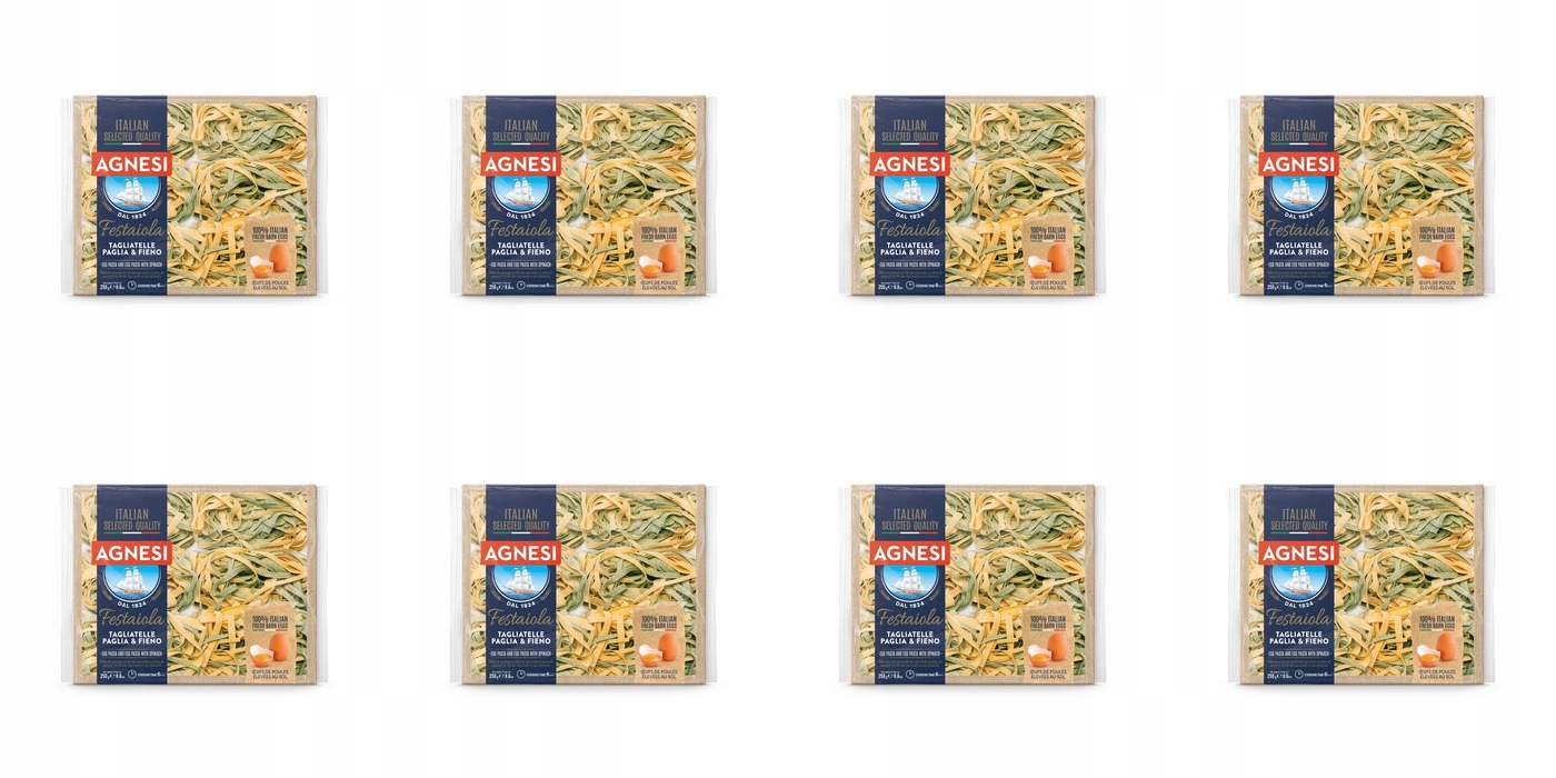 Levně 8 x 250 g Agnesi Festaiola Těstoviny Tagliatelle Karton