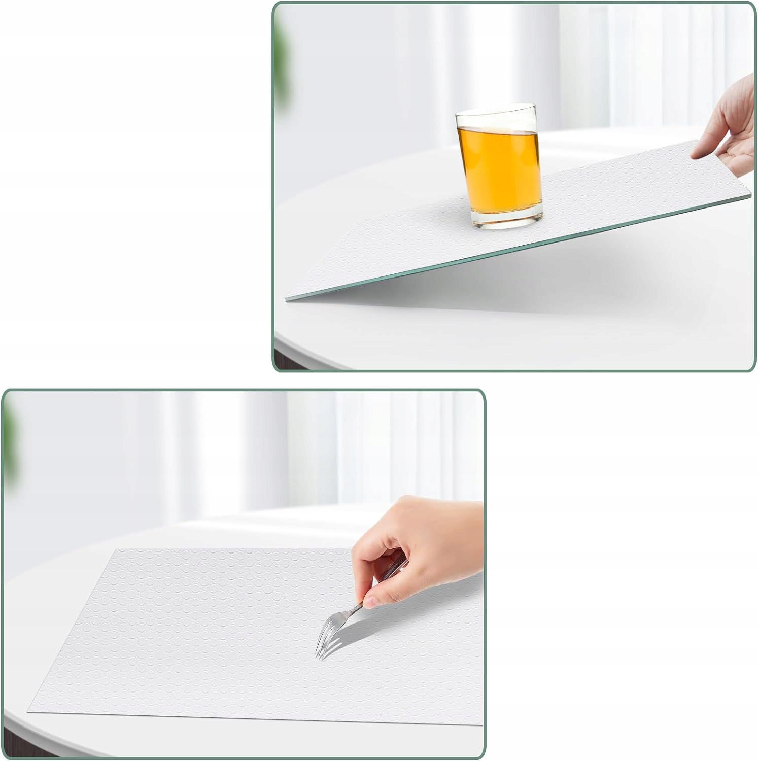 MATA DO SZUFLADY ANTYPOŚLIZGOWY 60 X 600 CM DO KUCHNI , ŁAZIENKA BIAŁY Długość (cm) 600