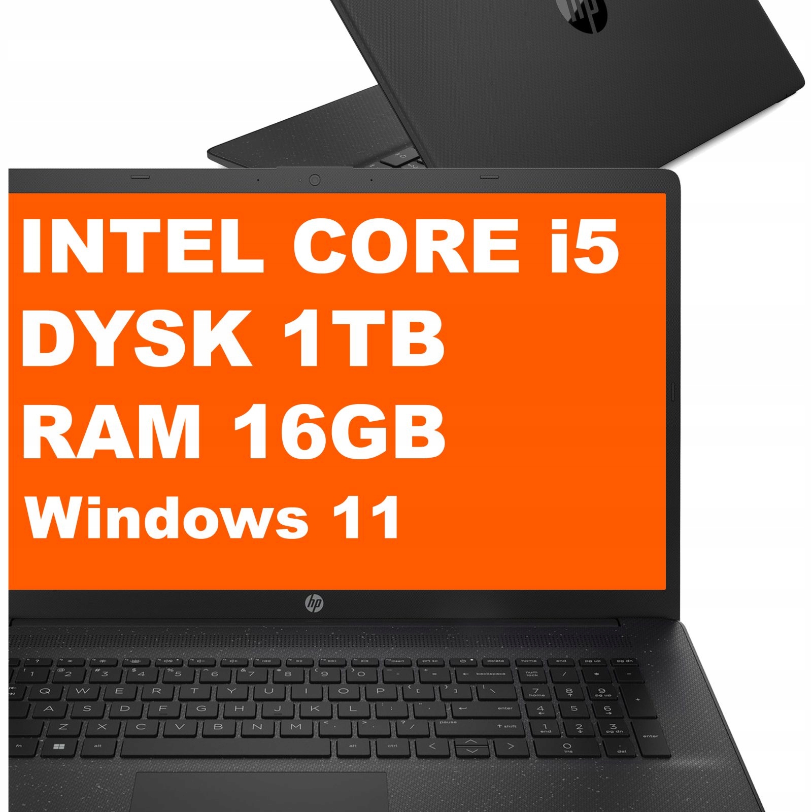 Laptop Hp 17T-CN300 Intel Core i5 16GB 1TB Intel Graphics Hd+ Win 11 Czarny