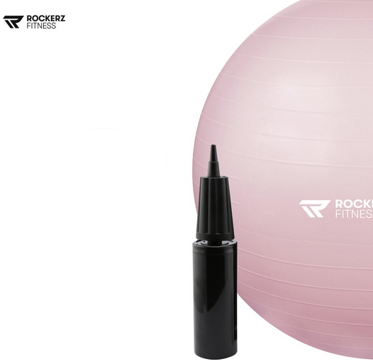 PIŁKA DO ĆWICZEŃ GIMNASTYCZNA REHABILITACYJNA FITNESS POMPKA 75CM ROCKERZ Marka inna