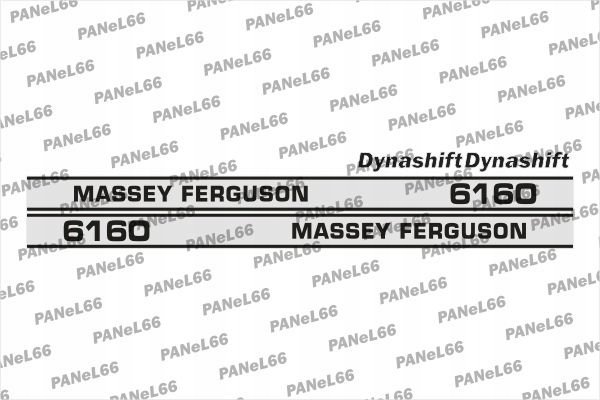 MF6160 - НАБОР НАКЛЕЕК MASSEY FERGUSON 6160 DYNASHIFT