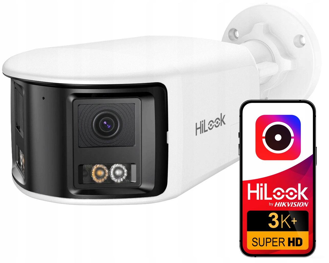 Ip kamera 6MPx Panoramatická IPC-B460HAD-LUF/SL DualLens HiLook od spoločnosti Hikvision