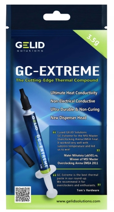 Pasta Gelid GC-Extreme TC-GC-03-C 3.5G + aplikator Rodzaj pasta