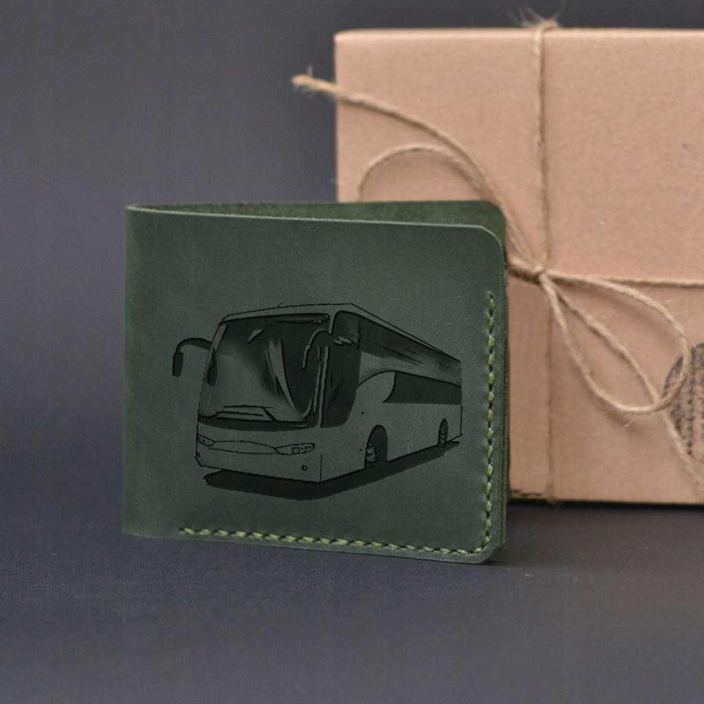 dárek pro řidiče autobusu Peněženka s gravírováním