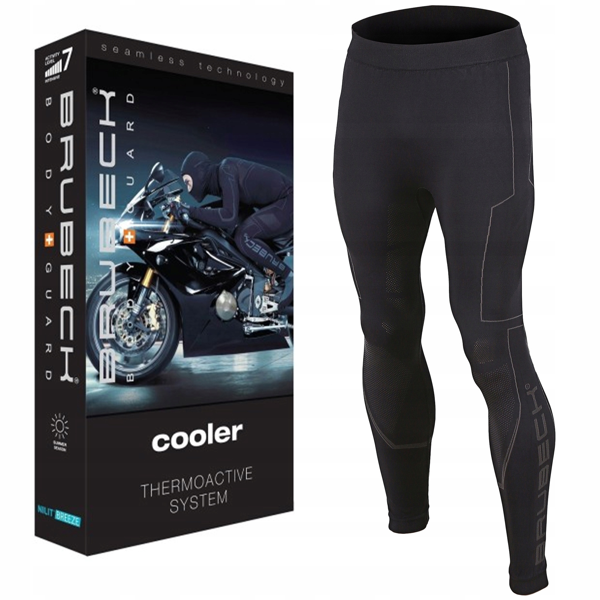 Termoaktivní Kalhoty Brubeck Cooler pro motorkáře XXL