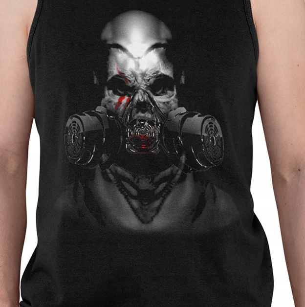 TANK TOP HORROR/ROCK GAS MASK Marka inna