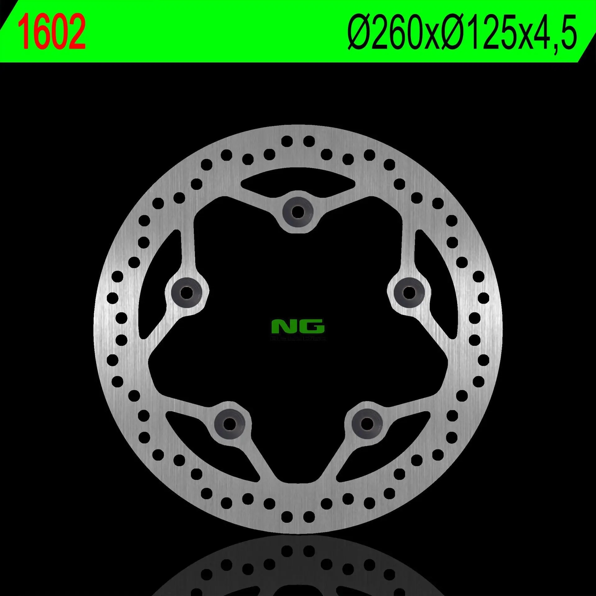 Kotúč brzdový Predný (260X125X4,5) (5X8,5mm)