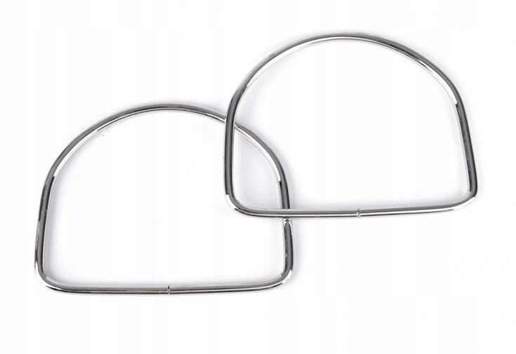 

Rączki uchwyty uszy do torebki metalowe Srebrny