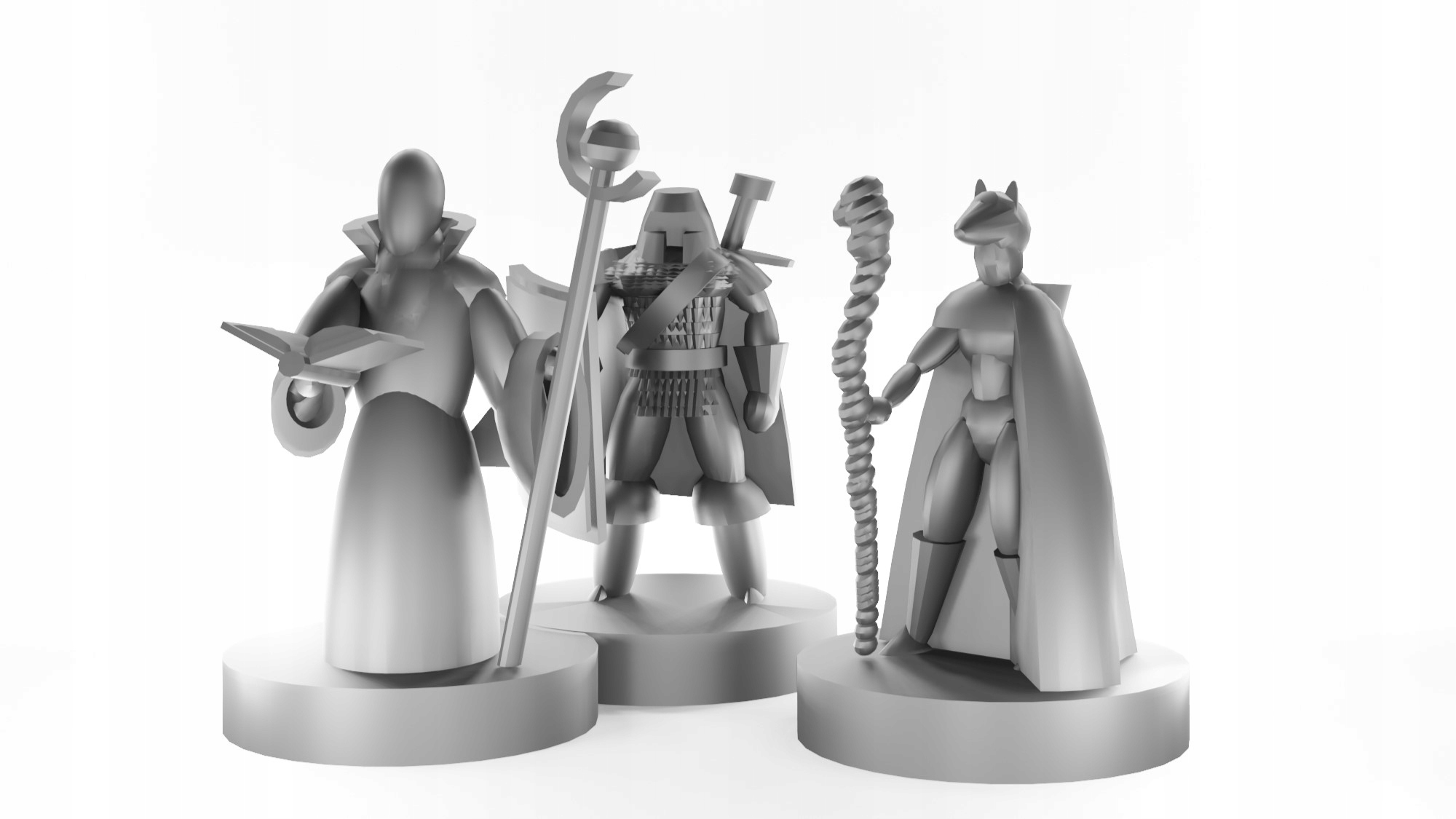 ZESTAW 14 FIGUREK NA SESJĘ DND SZARE 20 MM Producent RGFK