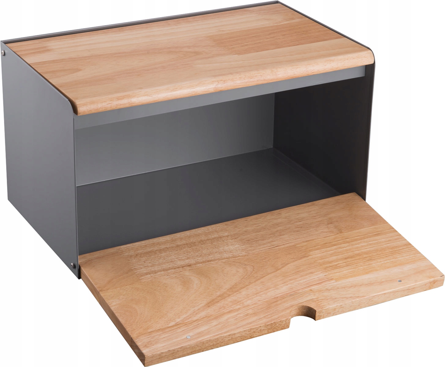 CHLEBAK STALOWO-DREWNIANY KLAUSBERG KB-7395 Kolor odcienie szarości i srebra