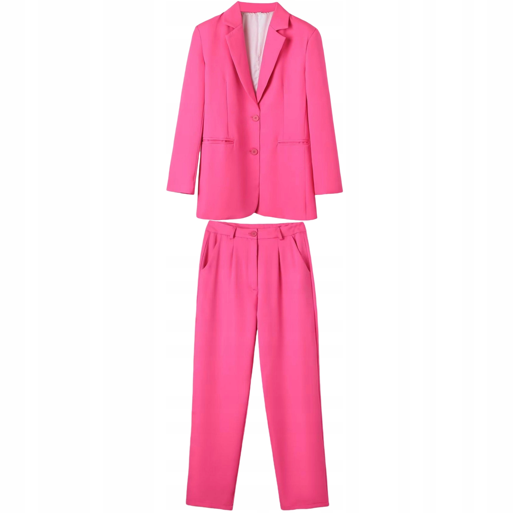 WYPRZEDAŻ WIOSENNA - GARNITUR DAMSKI MARYNARKA SPODNIE Materiał dominujący poliester